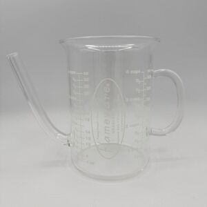 Catamount Flameware Glass Fat Separator Measuring Cup 4 Cup 32 oz Clear Spout